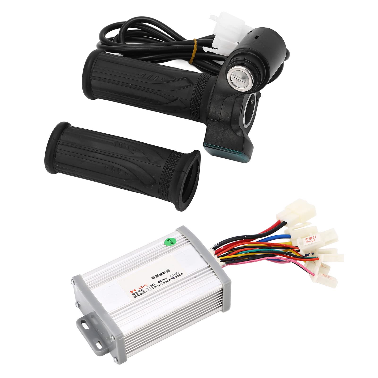 Kit de Contrôleur de Moteur de Pinceau D'évite, 36V 800W Affichage de L'accélérateur Affichage Stable Contrôleur de Moteur à Brosse pour Vélo électrique, Scooters, Tricycle