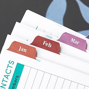 2026 Planner - Planner 2026, January 2026 - December 2026, 6.4" x 8.5", 2026 planner Weekly and Monthly with PP Cover and Colorful Tabs - Black