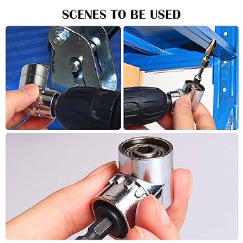 DD✩.*˚ Amazon.com: CIGOTU 105° Right Angle Drill Adapter Power