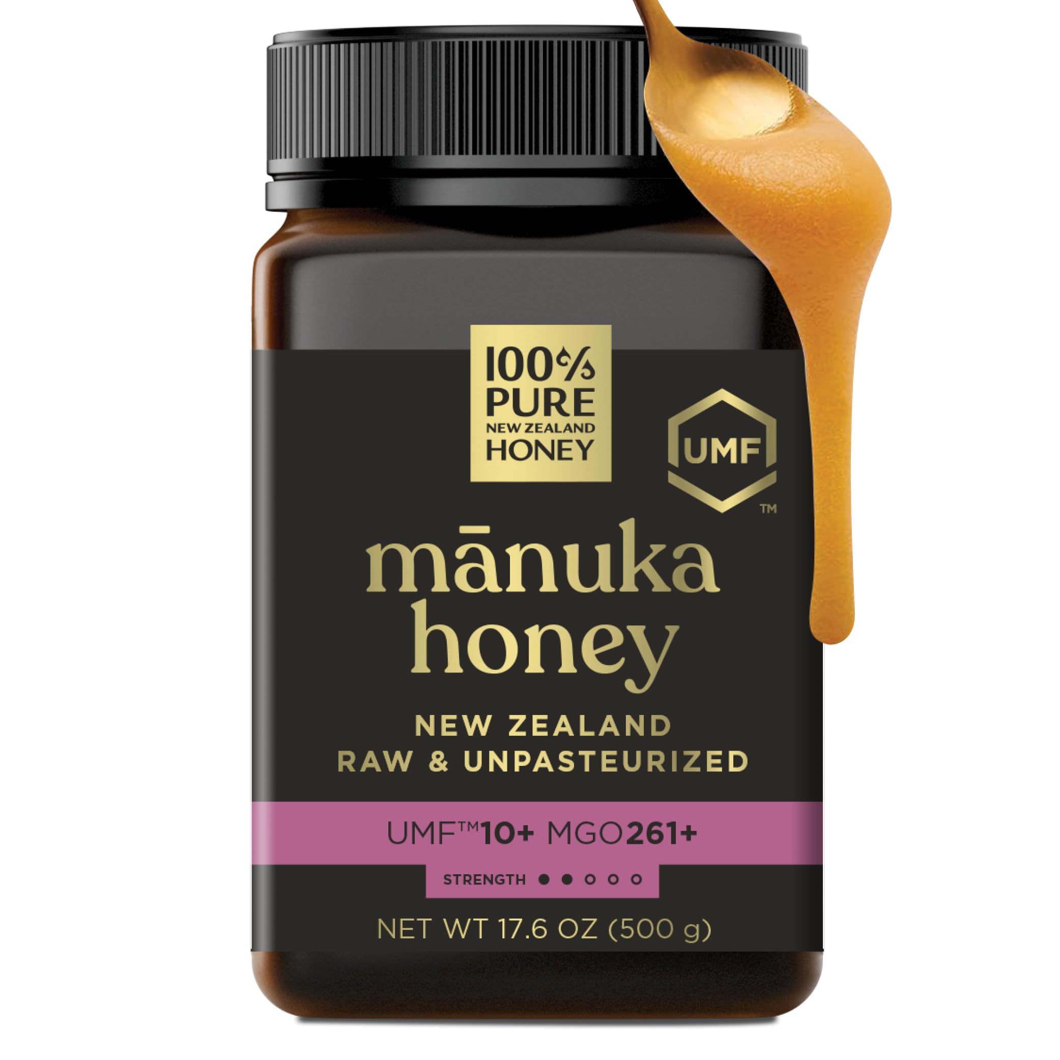 Amazon.com : Manuka Honey UMF 10+ (MGO 261+) 100% Pure New Zealand