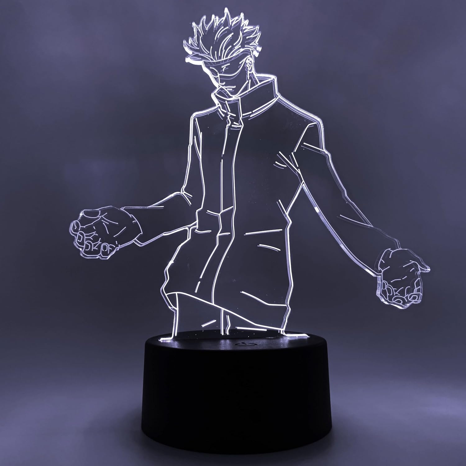 Otaku Lamps Jujutsu Kaisen - Satoru Gojo (Shibuya) Anime Night Light, 16 Color RGB LED – Gift for Otaku