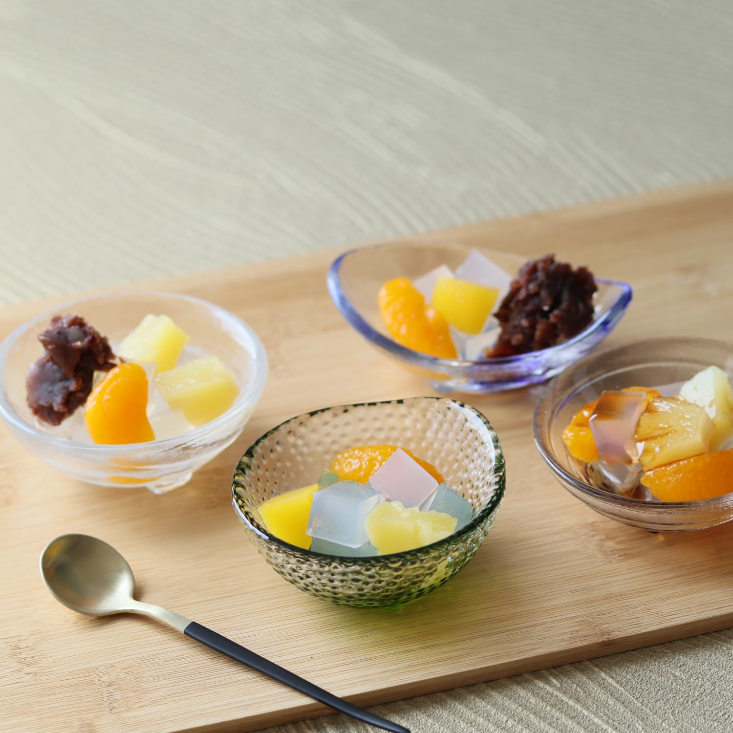 Amazon | Dolce duo 小鉢 小皿 豆皿 ガラス製 8枚セット 醤油皿 ガラス 