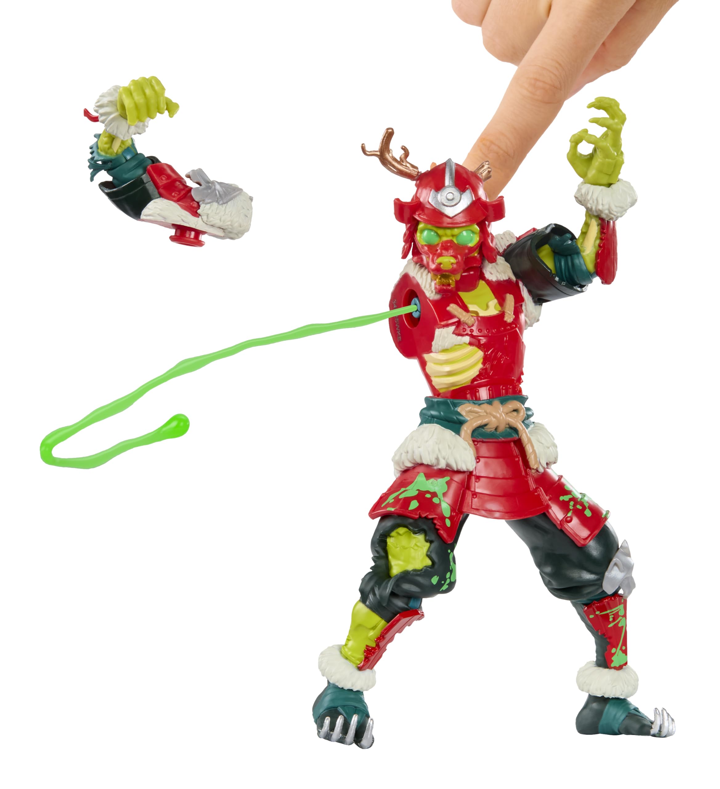 Ninjombie Action Figure - Crimson Fang, Boys Action Ninja Zombie