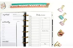 Hourly Planner Inserts for the Mini Happy Planner