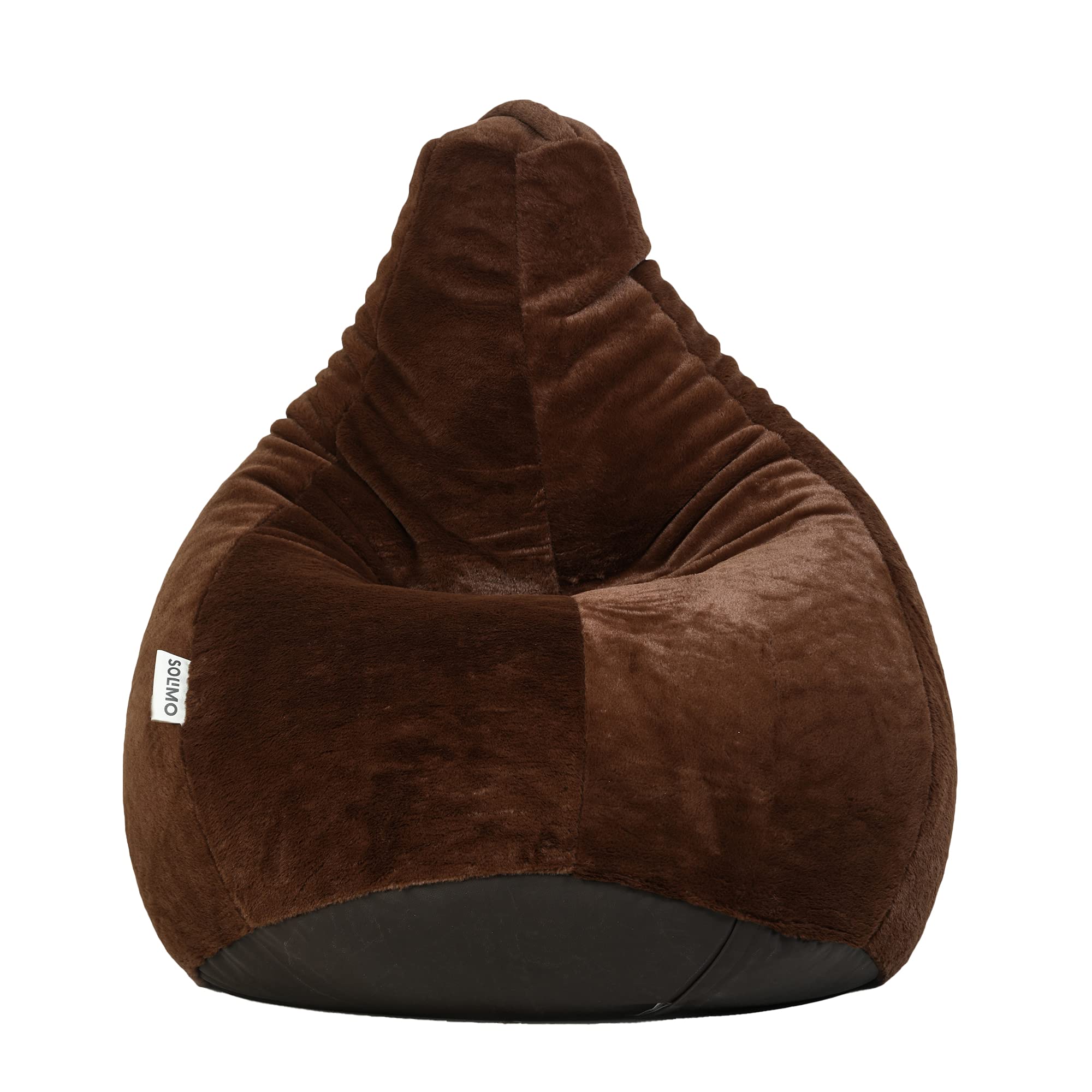Amazon Brand - Solimo Luxe Fur XXXL Bean Bag Cover Without Beans (Brown) (B08DDY3B7F) Amazon Price History, Amazon Price Tracker