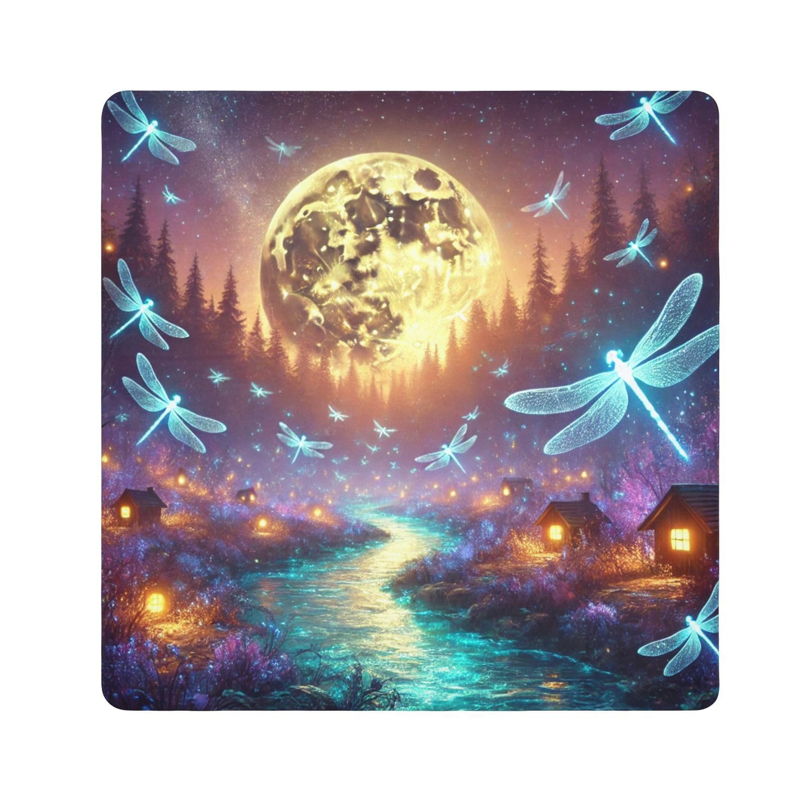 Joko Ivery Dragonfly Moon Purple Camera Lens Wrap 21.7