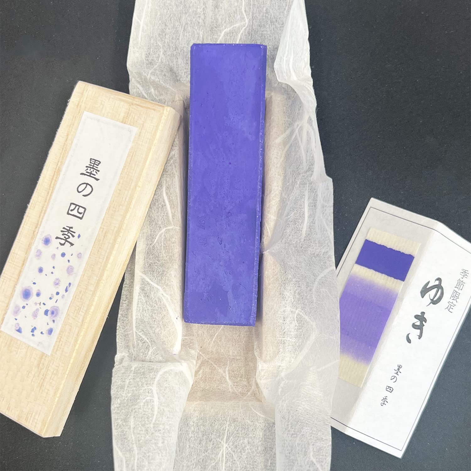 雪*様 墨 雪*様 墨 色墨 雪月風花8色セット | 鈴鹿墨 亀