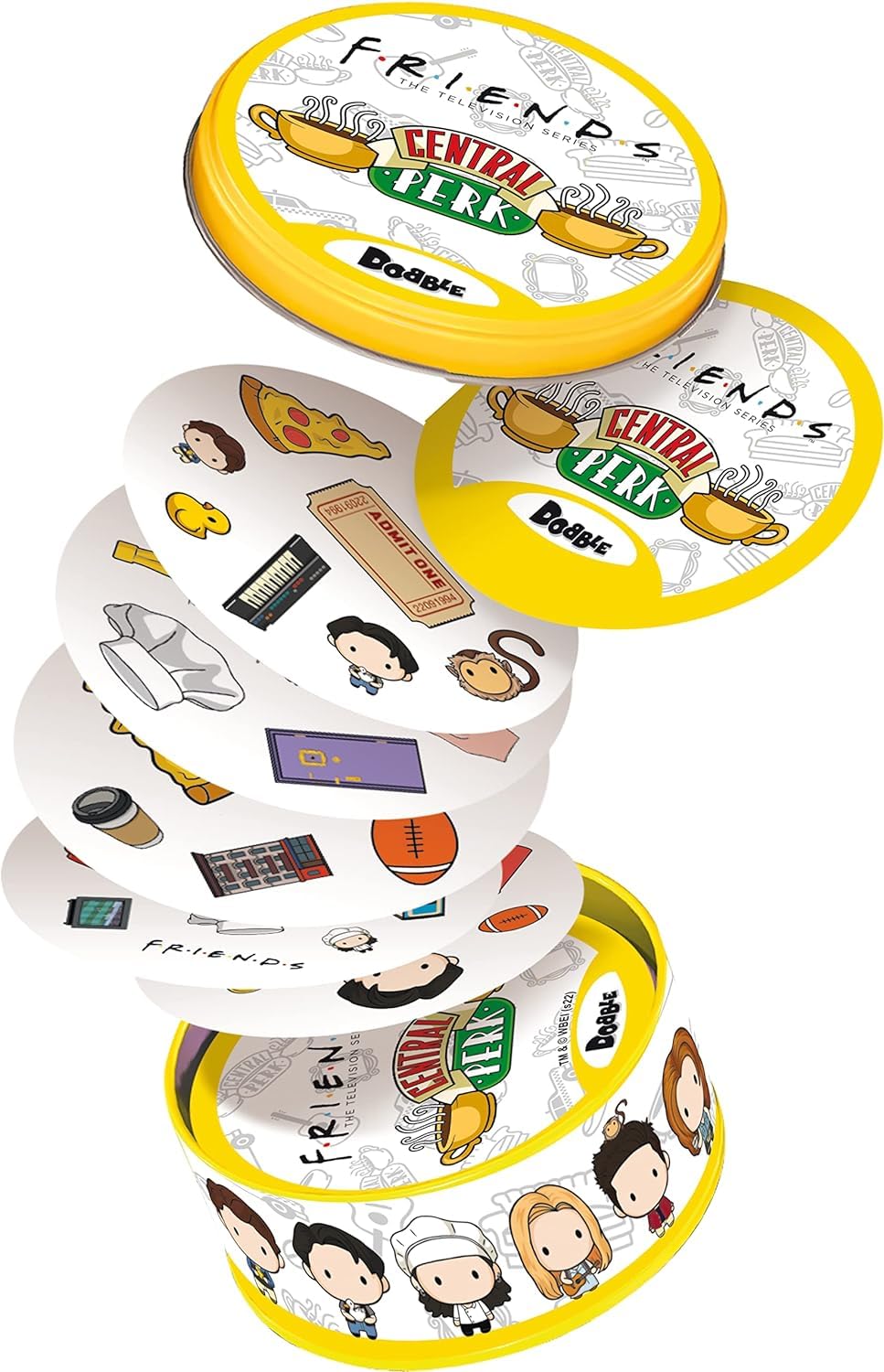 Dobble Friends, Card Game, Ages 6+, 2-8 Players, 15 Minutes Playing Time