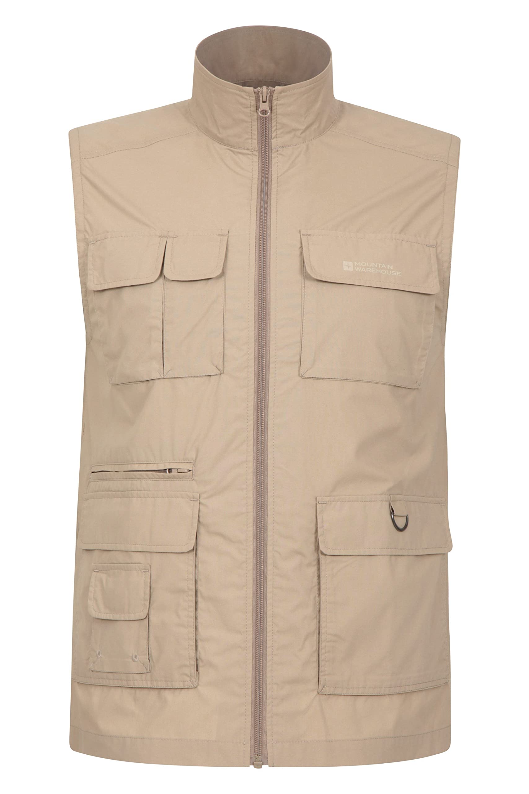 Mountain WarehouseTrek II Mens Gilet - Lightweight Body Warmer, Fast Drying Vest, Shrink & Fade Resistant, Many Pockets Gilet Jacket - for Spring, Summer, Travelling