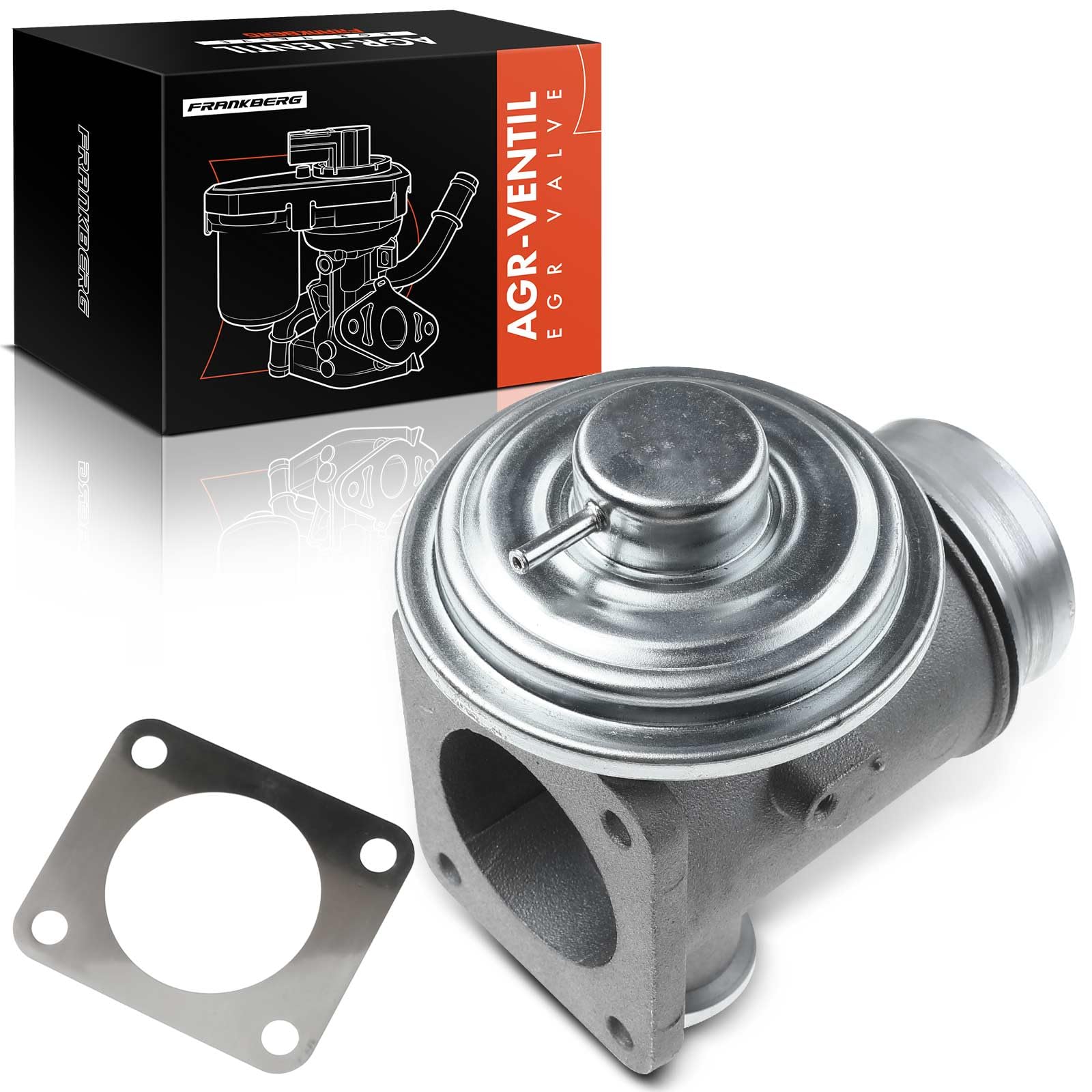 Frankberg Válvula EGR neumática 11717804379 | Compatible con: Serie 3 E46, X5 E53, Serie 3 Coupé E46, Serie 7 E65 E66 E67, Serie 3 Convertible E46