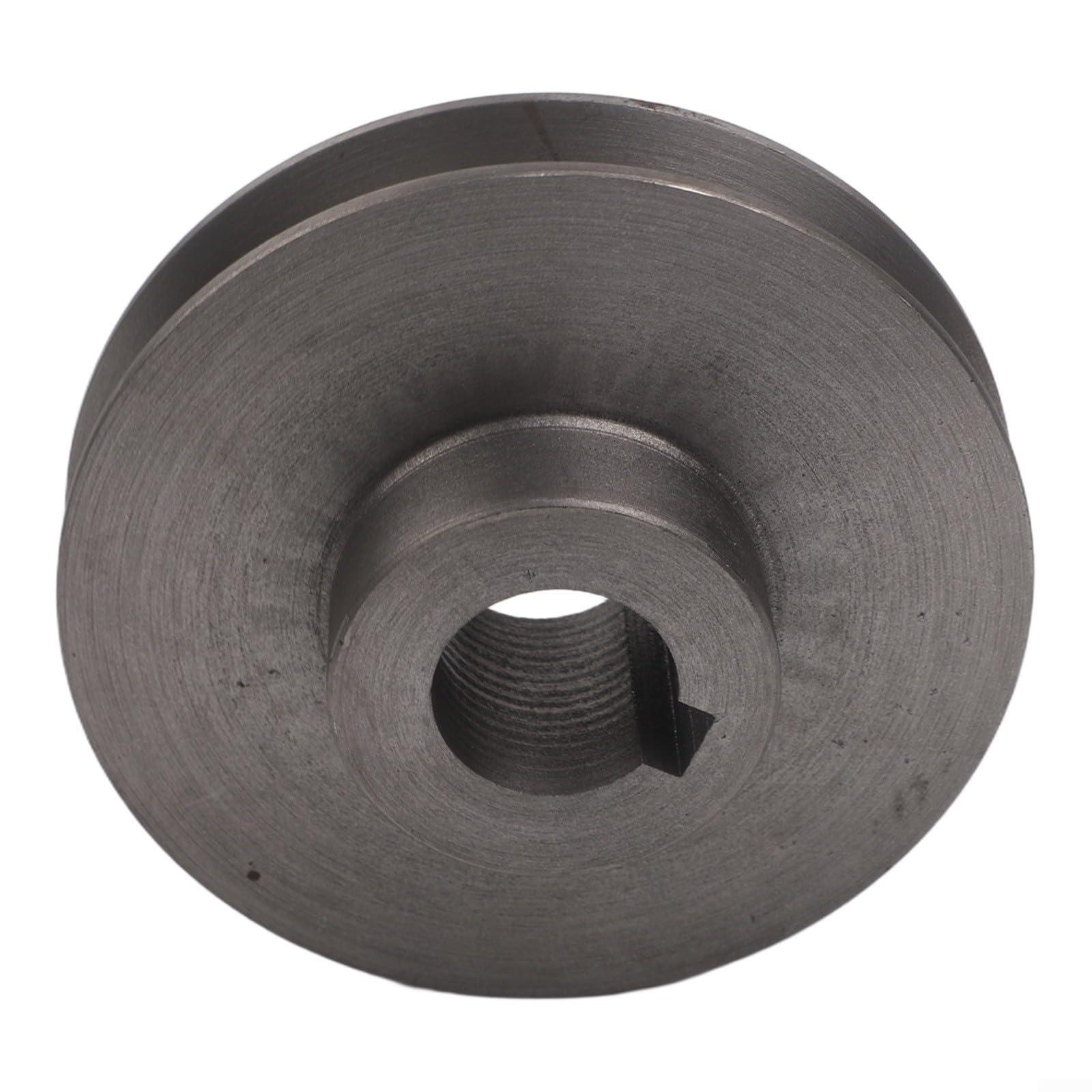 Polea de transmisión de hierro fundido, una ranura, correa trapezoidal, 24x100