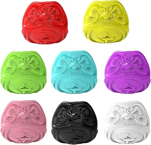 Moricher - Vasos de tinta para tatuajes con base, 200 unidades, 8 colores, desechables, tapas de tinta de tatuaje, tapas de pigmento para tatuaje,