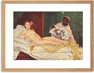 PAINTING MANET OLYMPIA ONE OLD MASTER FRAMED PICTURE ART PRINT F97X8905