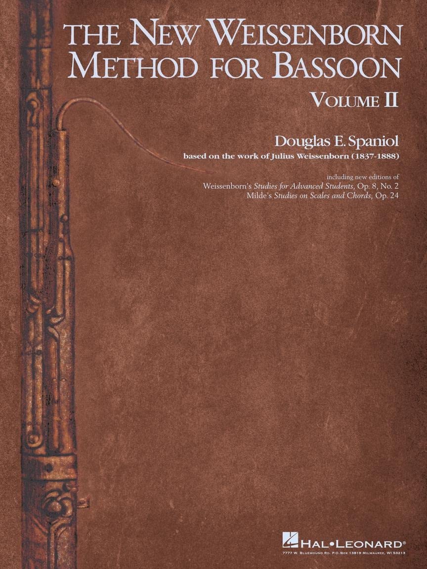 The New Weissenborn Method for Bassoon Volume 2 | Advanced Bassoon Lessons and Studies | Includes Advanced Studies Op. 8, No. 2 | Comprehensive Bassoon Method with Supplemental Materials
