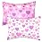 UOMNY Toddler Pillowcases for Girls - Love and Heart Baby Pillow Case 2 Pack - Small Covers for Travel (13X18, 12x16, 14x19)