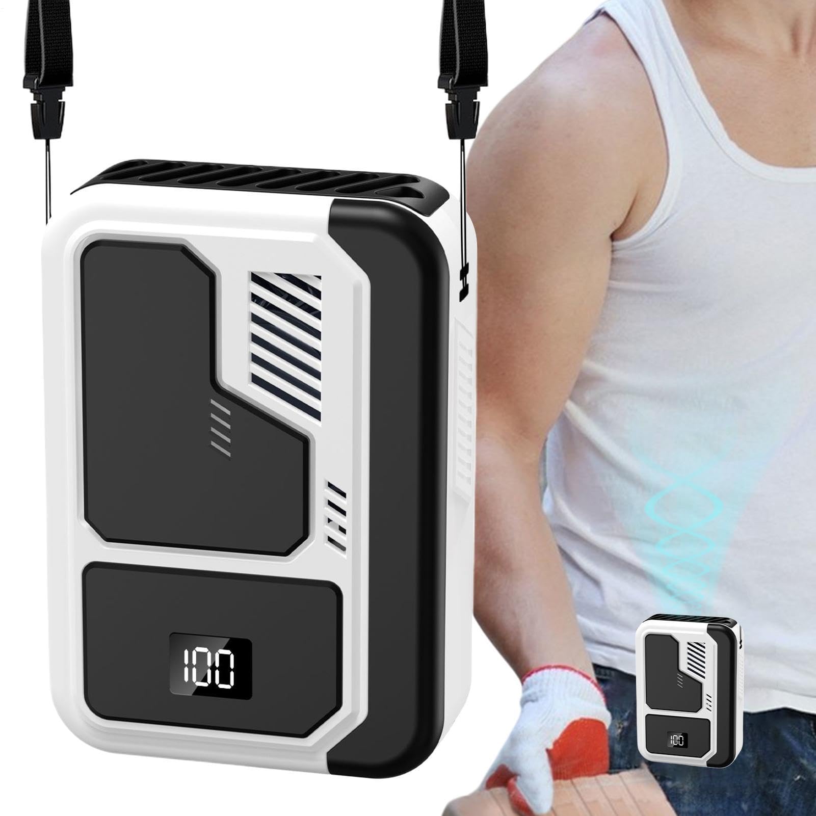 Ventilateur portable de taille contre la canicule et les coups de chaud