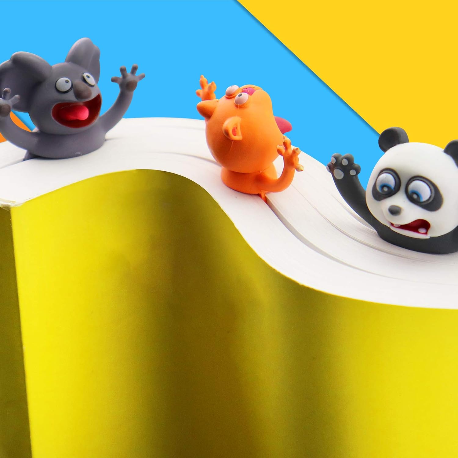 Funny 3PCS Wacky Pals Bookmarks - Cute Animal Bookmarks for Kids - Image 7