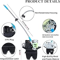 Vista 2 de Actuador del pestillo del maletero trasero compatible con Hyundai Sonata 2015 a 2017 Reemplazar el pestillo de cerradura de puerta de la escotilla