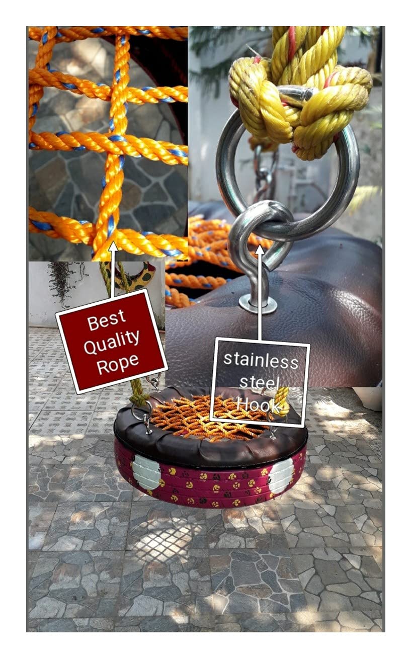 Tyre Swing - Relaxing Garden Swing for Kids & Adults -6