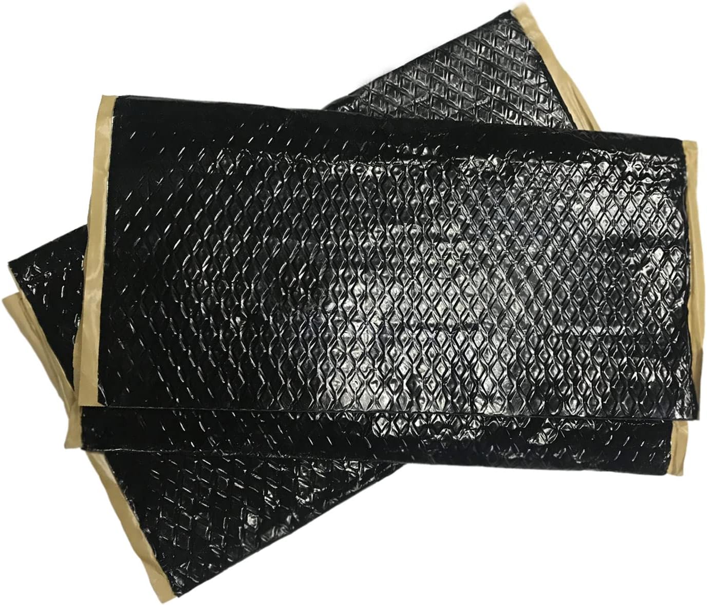 Powerworks 車の防音マット 制振シート 防音フォームパネル ロードノイズの低減 仕様800mm 460mm 2mm 2枚入れ 汎用