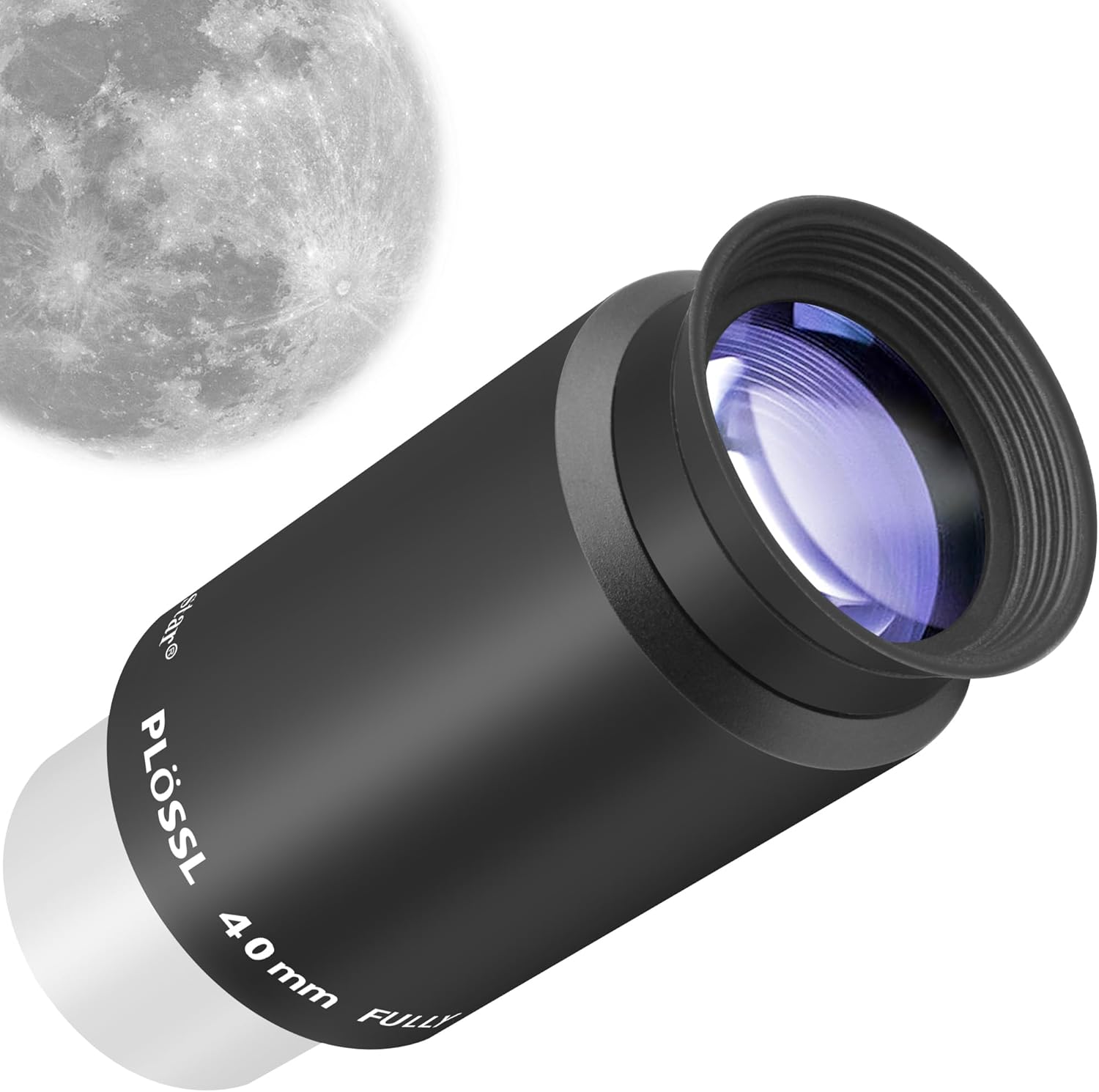 Alstar 1.25 Inch Plossl Telescope Eyepiece - 40mm Fully Multicoated Optical Lens for 1.25inch Astronomic Telescope and Astronomy Filters - 4 Element Plossl Design