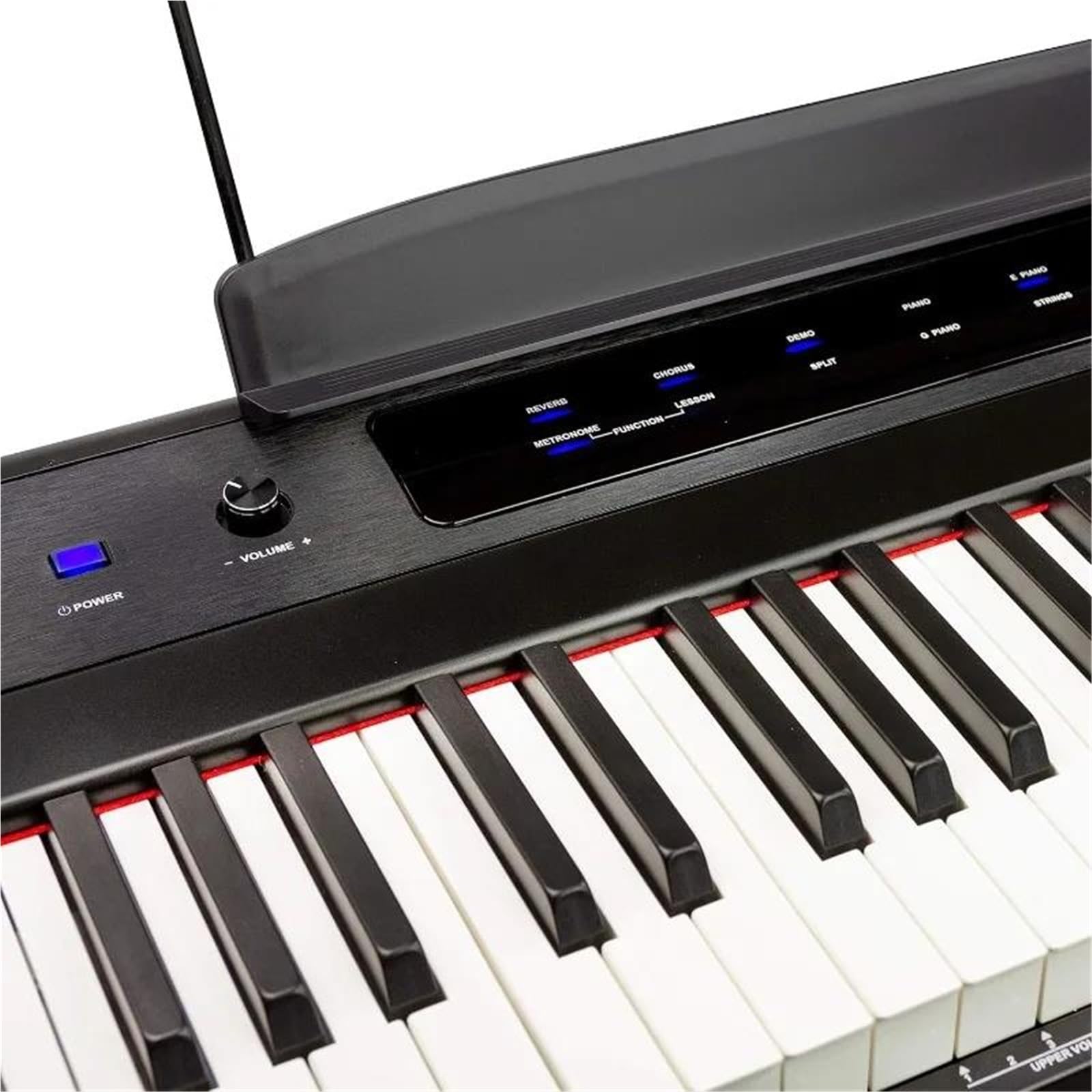 Pianino Elektroniczne 88 Klawiszowe Pianino Elektroniczne Z Klawiaturą Cyfrową I Pełnowymiarowym Półważonym Zasilaczem