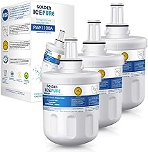 GOLDEN ICEPURE Kühlschrank Wasserfilter Kompatibel mit Samsung DA29-00003F, DA29-00003G, Aqua Pure Plus Hafin, DA29-00003B, DA29-00003A, DA97-06317A, RFC1100A,3 stück (rechnung vorhanden)