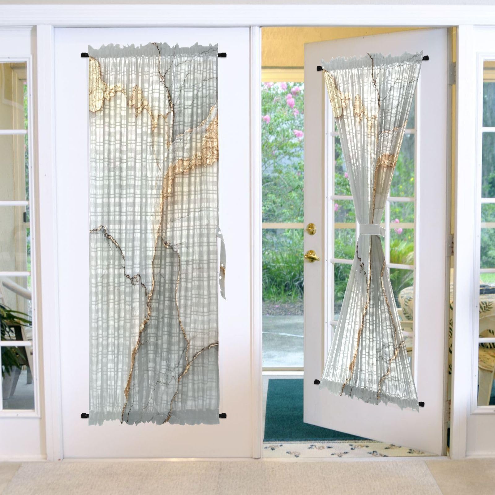 Rideau de séparation en marbre blanc GuoChe pour intérieur de salle de bain