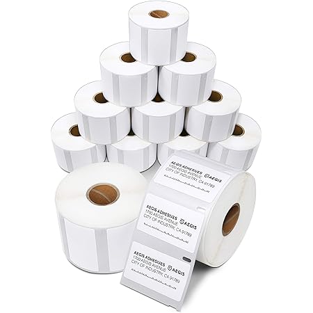 Aegis - Compatible Direct Thermal Labels Replacement for DYMO 30334 (2-1/4