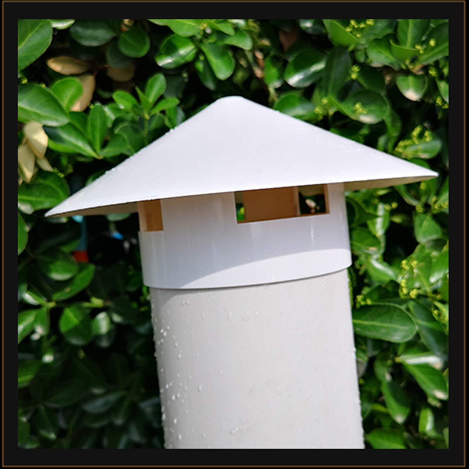 Comignolo Comignoli Canna Fumaria Cappuccio in PVC Rain cap, Camino Camino Canna Fumaria/Tubo per Stufa per Estrazione di Fumi,110mm
