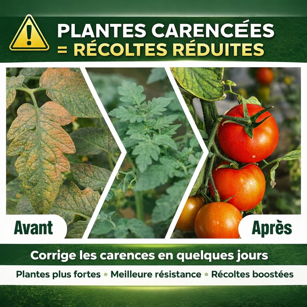 Engrais Organique Universel Pour Tout Le Potager Tomates+++ 2L = 400L de Solution