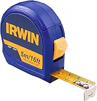 Irwin Trena Manual Standard 5m, Ferramenta Essencial para Tirar Medidas com Precisão, Modelo IW13947