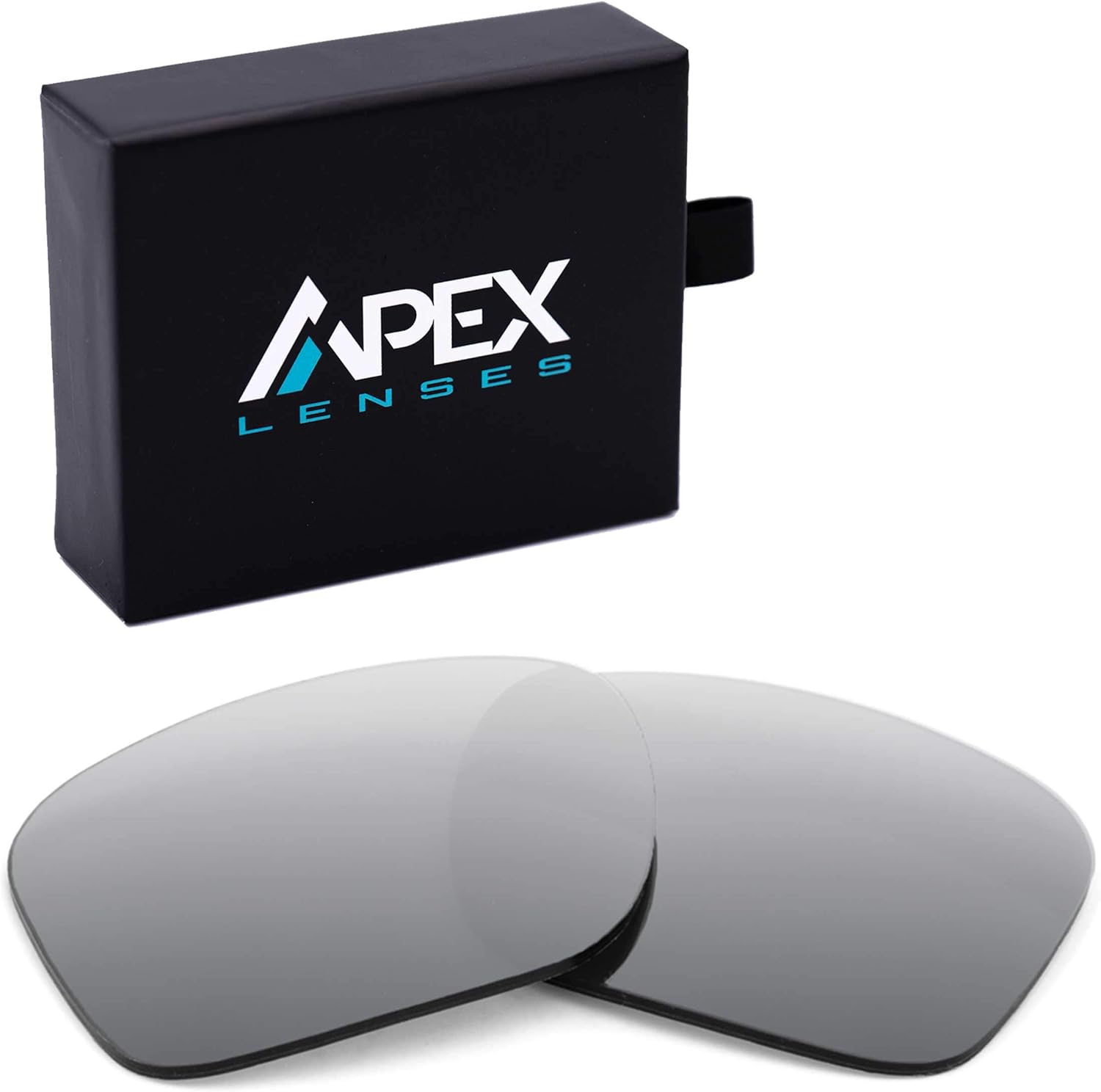 Apex Lenses Polarized Replacement Lenses for Oakley Holbrook Sunglasses (Silver)