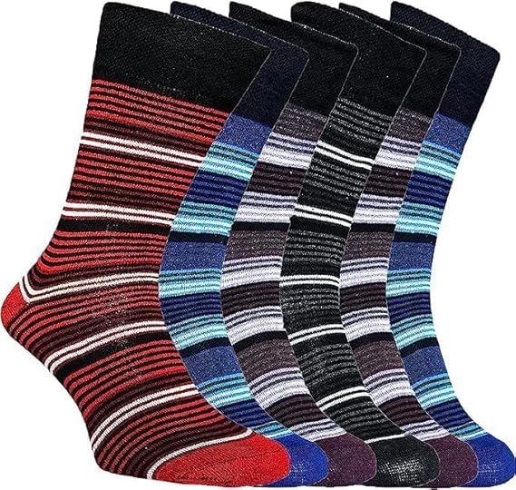 GA COMMUNICATIONS 3/6/12 Pares De Calcetines De Trabajo Para Diabéticos Para Hombre, Parte Superior Suave Y Resistente, Con Talones Y Dedos Reforzados, Algodón Rico Que Absorbe La Humedad