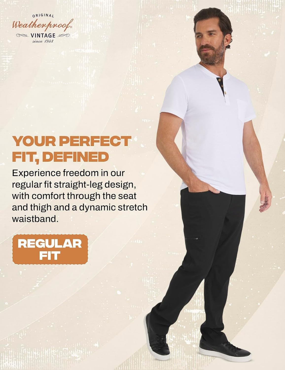 Weatherproof Vintage Casual Hiking Pants for Men - Lightweight Stretch Travel Mens Work Pants with Utility Cargo Pocket - Image 6