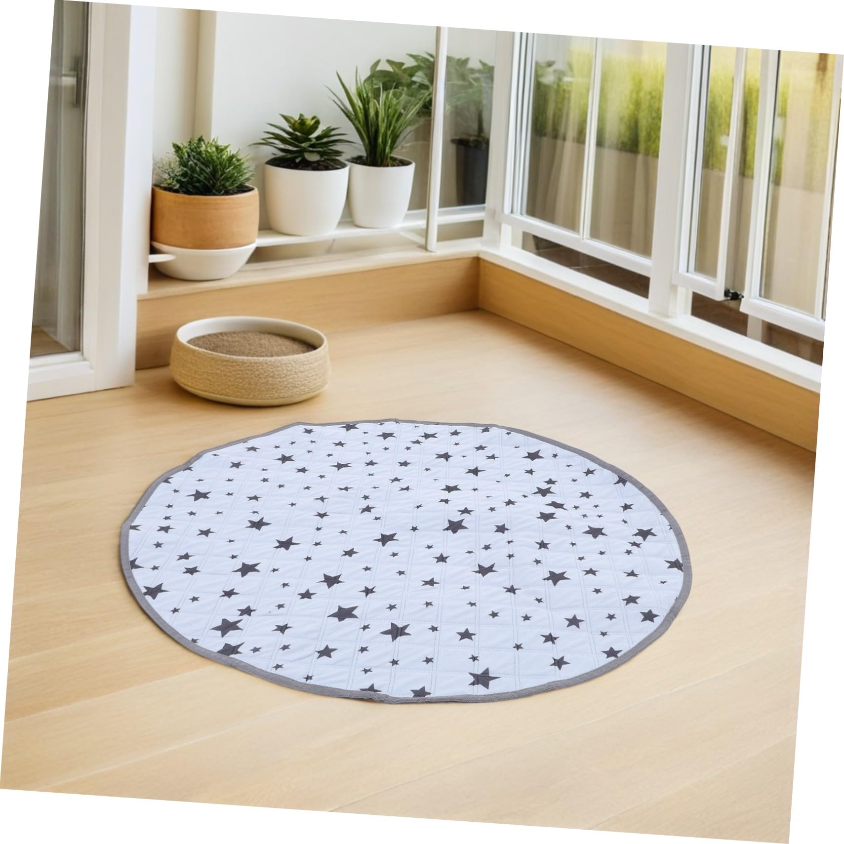 Empapador Reutilizable Antideslizante Redondo de Franela para Perros | Apto para Gatos, Lavable Uso Repetido, Formato Redondo, Adecuado para Entrenamiento y Control de Orina