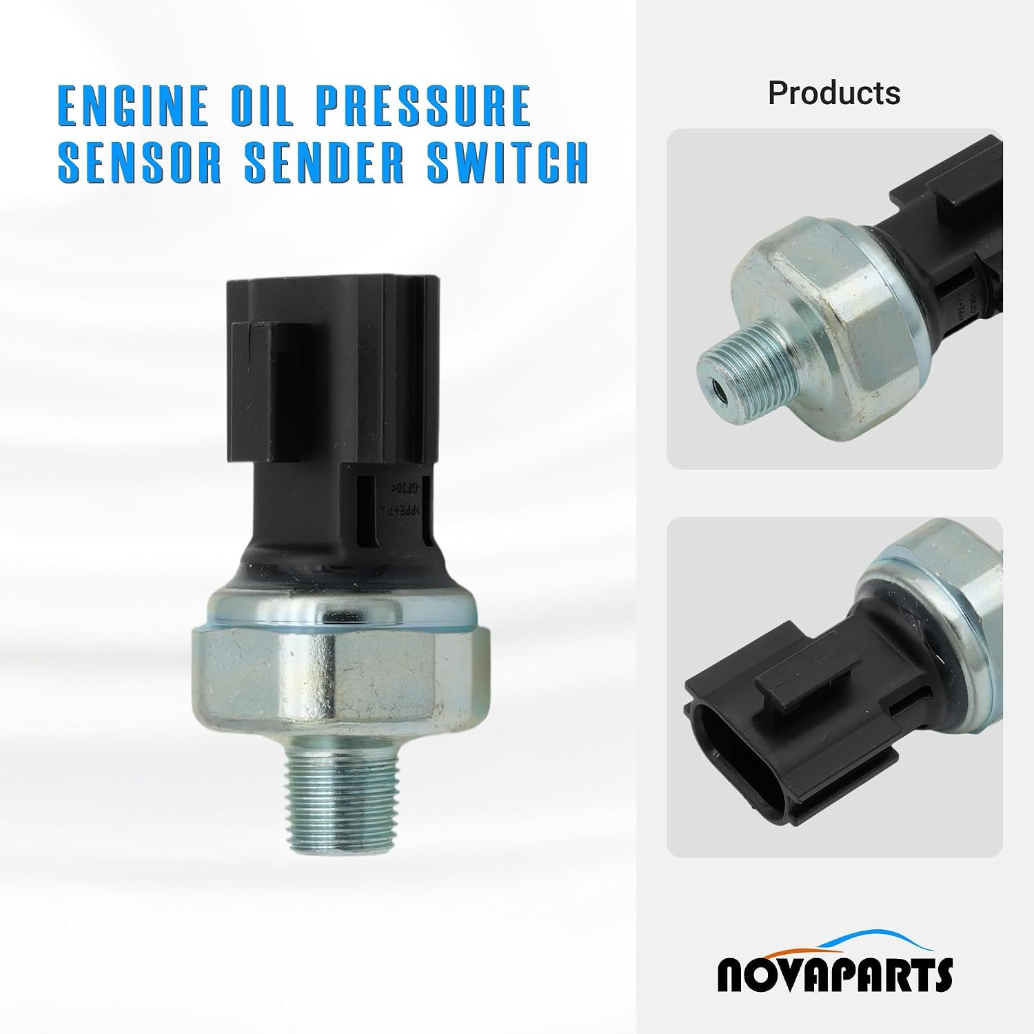 NOVAPARTS PS417 25070-CD00A Engine Oil Pressure Sensor Sender Switch for 2009-2019 Nissan GT-R 2003-2008 350Z 2007-2009 Sentra 2005-2009 Xterra 2005-2008 Frontier 2004-2007 Infiniti QX56 25070-CD000