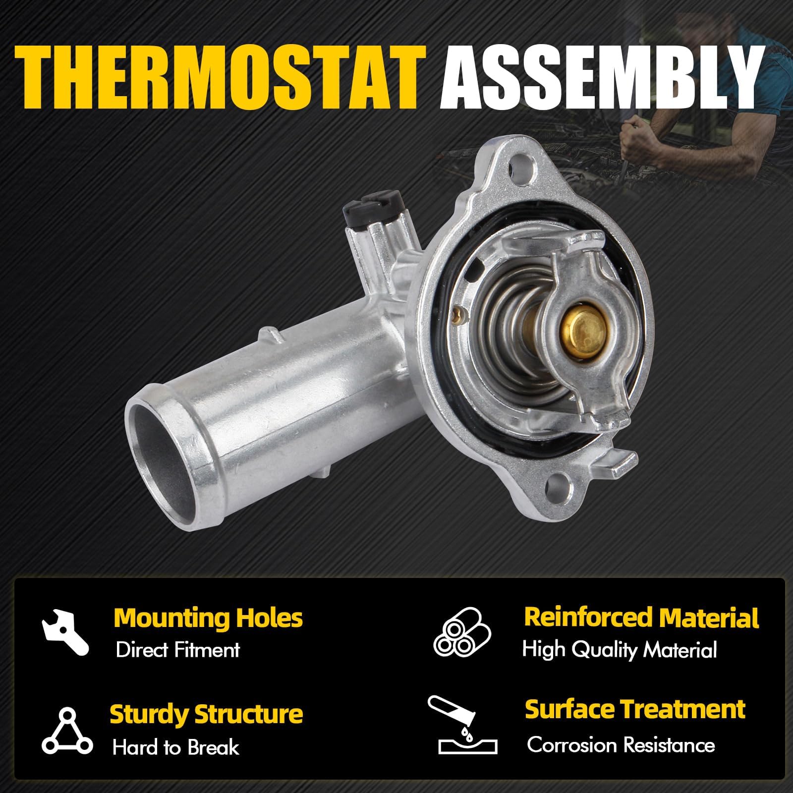 Gates - Termostato Refrigerante De Motor Compatible Con Jeep Grand