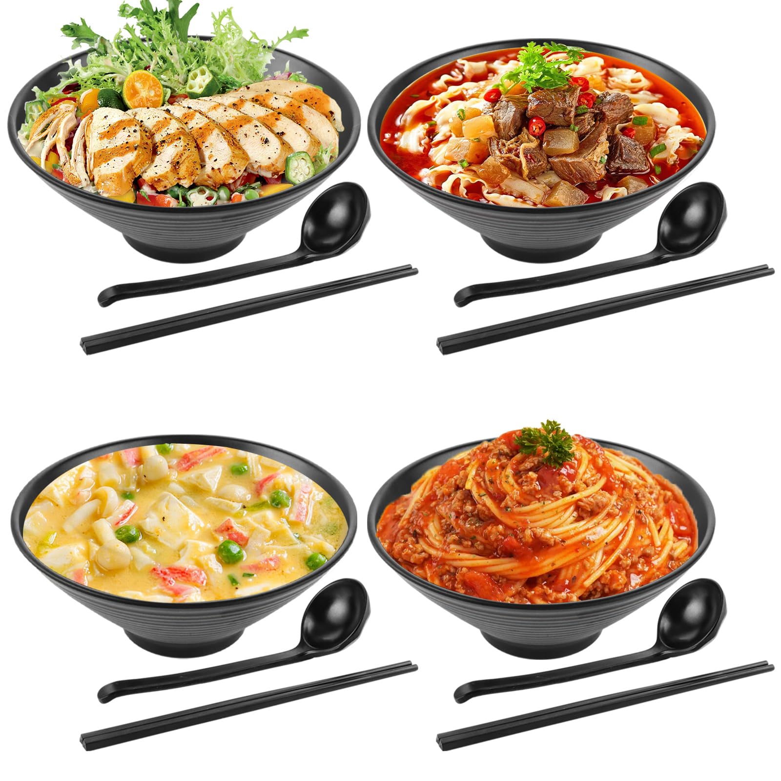 Japanse Ramenkommen Set - Tokyo Design Studio Sakura - 1000ml