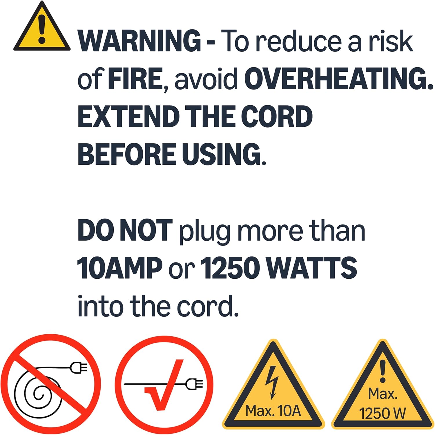 Amazon Basics 100 foot 3-Prong Vinyl Indoor/Outdoor Extension Cord - 10 Amps, 1250 Watts, 125 VAC - Orange