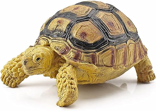 Estatua de tortuga Sulcata Stigmochelys pardalis Leopardo Tortuga Leopardo Terrapin Estatua de tortuga Decoración de tortuga Decoración para el