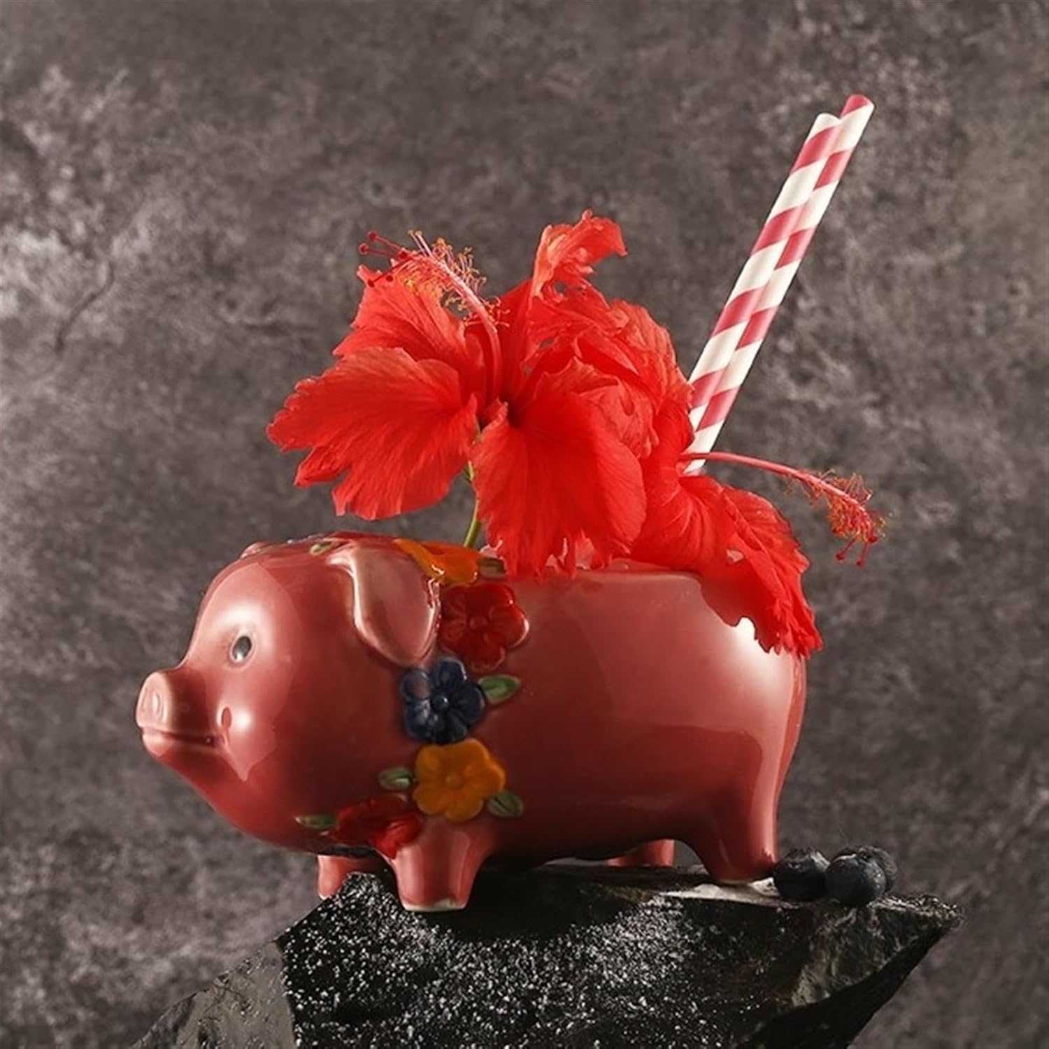 GRFIT Coffee Mugs Pig Mugs 460ml Funny Drinks Cocktail Cups Smooth Ceramic Desserts Utensils Coffee Cup