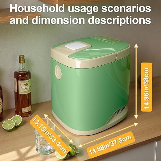 Máquina para hacer hielo portátil GSEICE CZ30 miniatura 6