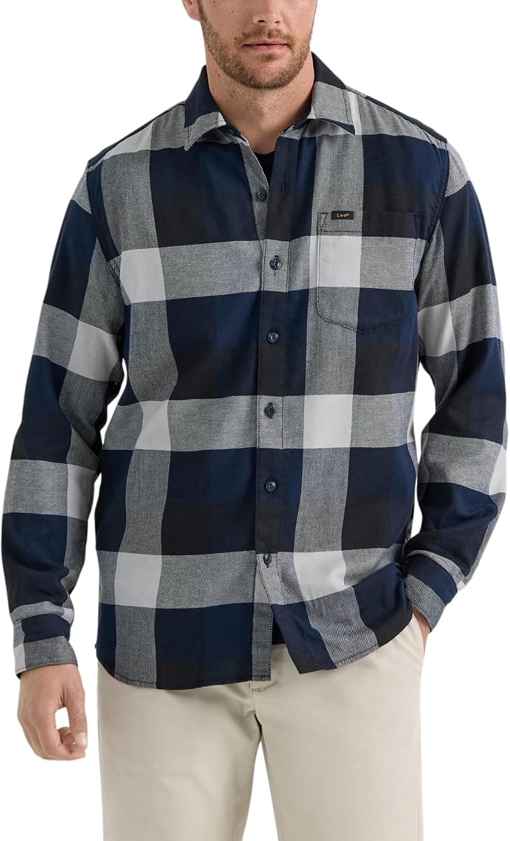 Mens Extreme Motion All Purpose Long Sleeve Worker Shirt