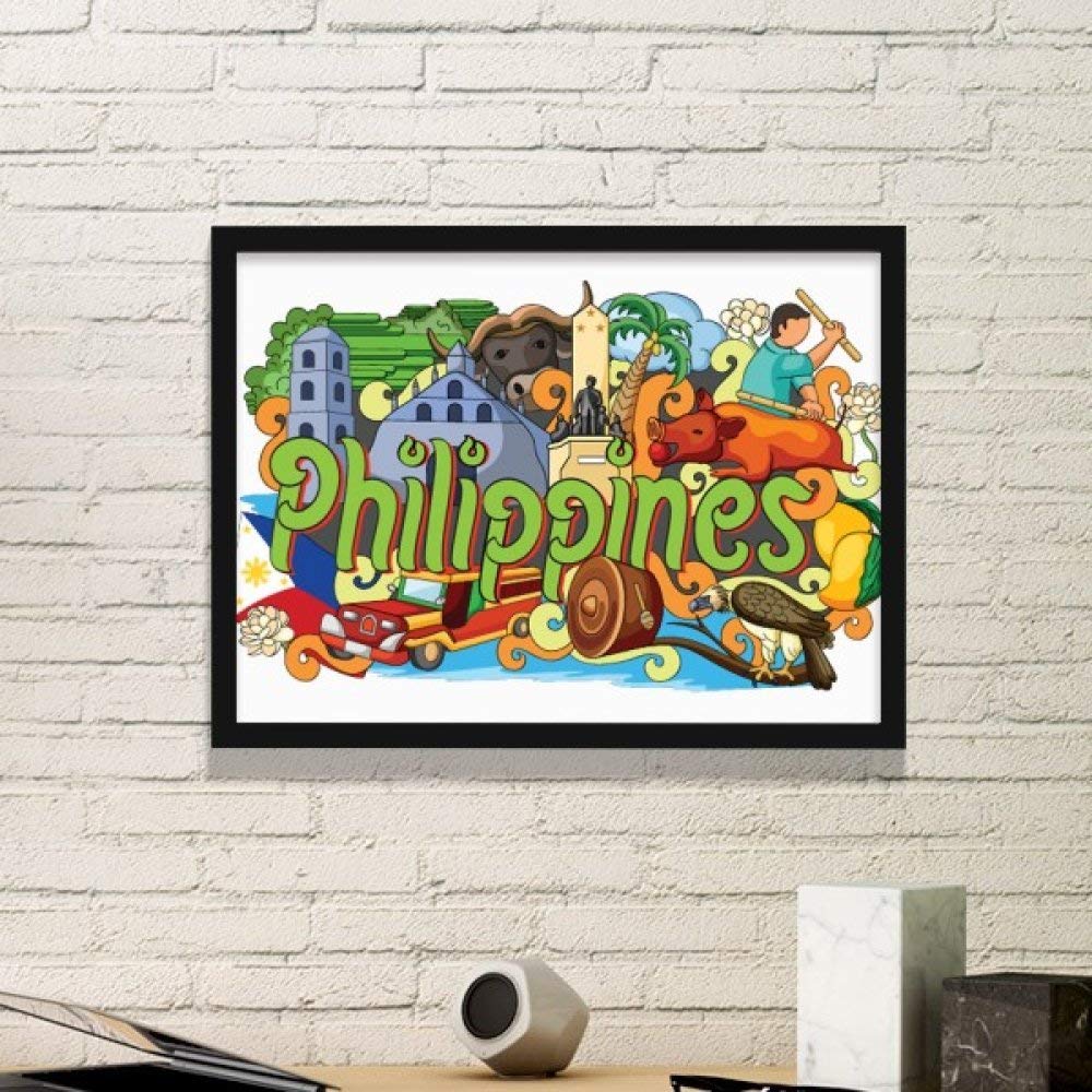 Peinture Camiguen Philippine graffiti cadre photo pour habiller un mur blanc