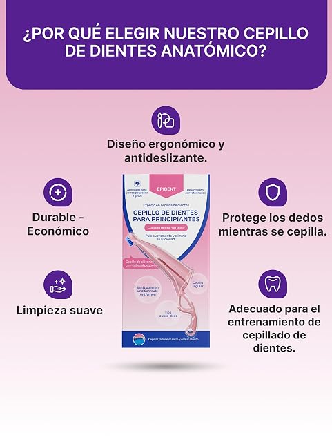 Foto 5 de 8 de Cepillo Dientes Perro Anatómico de Silicona