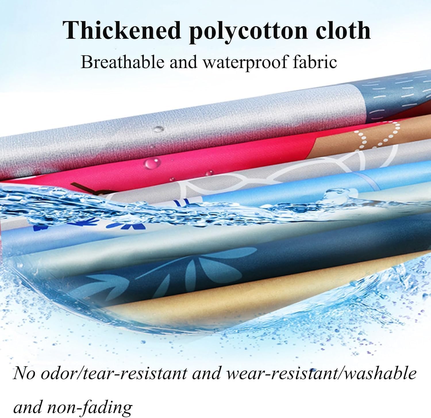 Portable Closet Portable Wardrobe Steel Clothes Closet Cotton Closet for Storage Bedroom Hanging Closet Easy to Assemble Wardrobe(C,82cm)