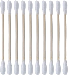 800 (4 x 200 Stück) nachhaltige Wattestäbchen aus Bambus und Baumwolle – 100% Plastikfrei, Biologisch Abbaubar, Vegan & Nachhaltig