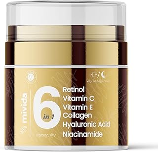 mivida Crema avanzada de retinol para cara y ...