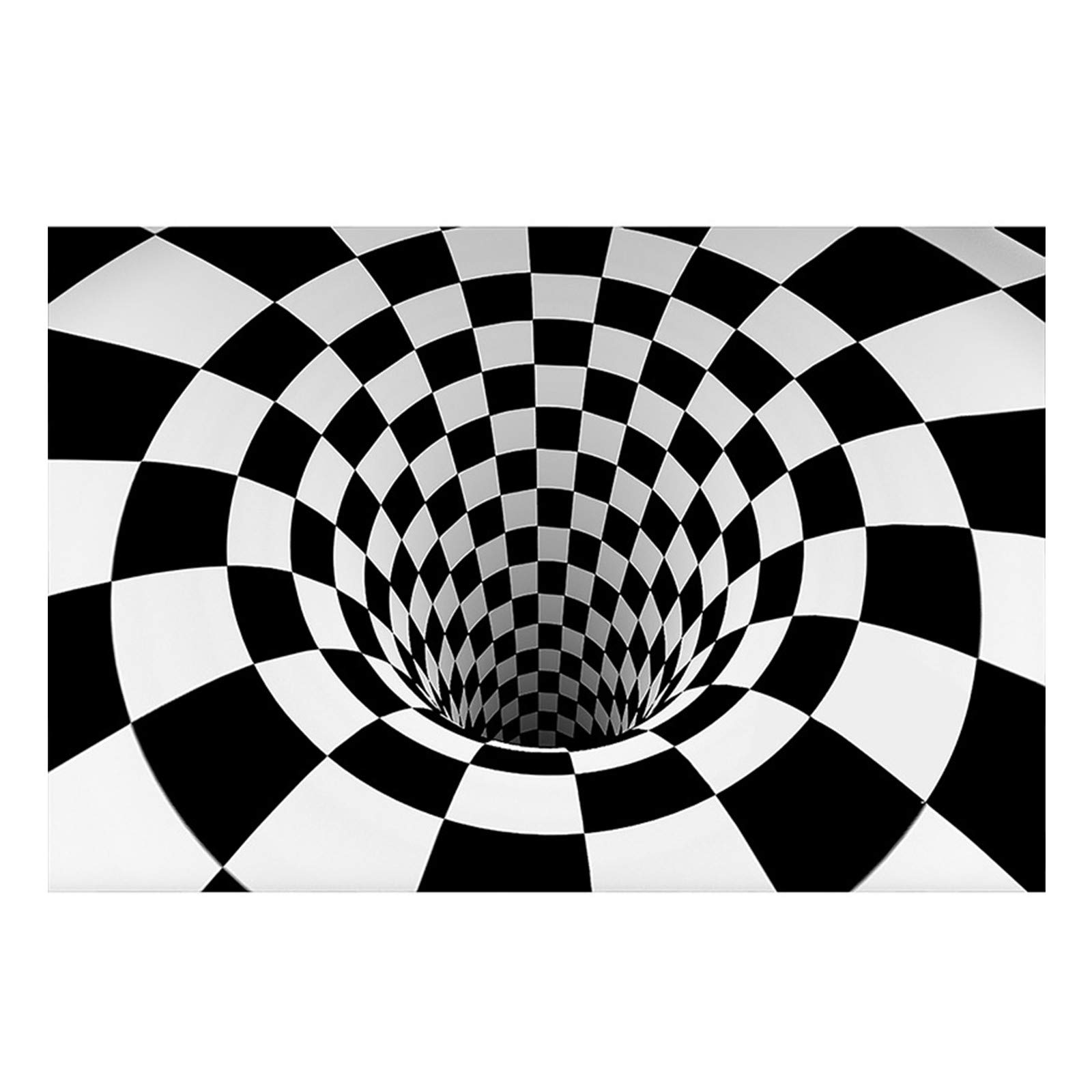Tapis d'illusion visuelle 3D pour la décoration de maison moderne et salon design